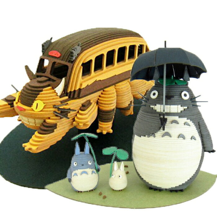 お買い得セット 送料無料 となりのトトロ みにちゅあーとキット 2種セット トトロ Mk07 19 ネコバス Mk07 23 ジオラマ 組み立て 作る名シーン 映画 ミニチュア 模型 スタジオジブリ Mini Non Sucale ペーパークラフト ギフト プレゼント クリスマス Product