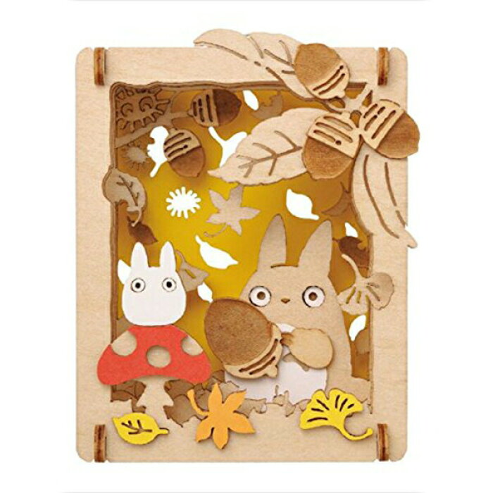 送料無料 となりのトトロ Paper Theater Wood Style ペーパーシアター どんぐりみっけ Pt W02 スタジオジブリ ペーパークラフト 雑貨 グッズ インテリア おしゃれ キット ホワイトデー 母の日 父の日 的詳細資料 日本商品代購 From Japan