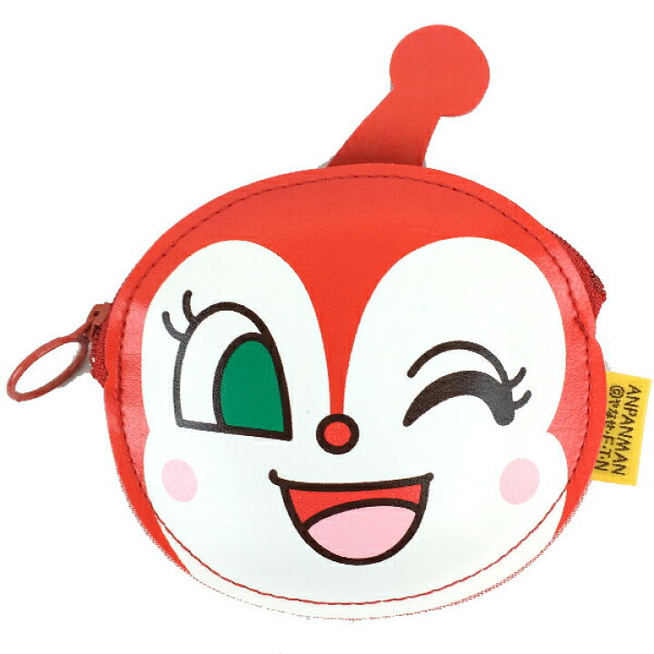 楽天市場 送料無料 アンパンマン コインパース ドキンちゃん アンパンマンの顔型のかわいい ポーチ 伊藤産業 どきんちゃん キャラクター 雑貨 グッズ ポーチ 財布 コインケース 小銭入れ おもちゃ ギフト プレゼント クリスマス グリングリン