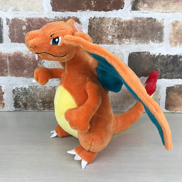 楽天市場 送料無料 ポケットモンスター リザードン ｓサイズ ぬいぐるみ Pp95 ポケモン アニメ 映画 ポケモンgo グッズ おもちゃ ヒトカゲ リザード 進化系 オールスターコレクション 三英貿易 Pokemon Go ギフト プレゼント クリスマス ポケモン ユナイト