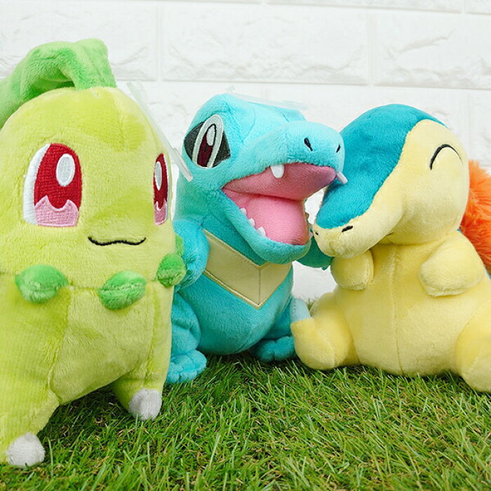 送料無料 ポケットモンスター Sサイズ ぬいぐるみ 3種セット ヒノアラシ ワニノコ チコリータ Pp40 41 42 ポケモン オールスターコレクション All Star Collection 三英貿易 Pokemon Go ギフト プレゼント 雑貨 グッズ おもちゃ マスコット ソード シールド 金銀