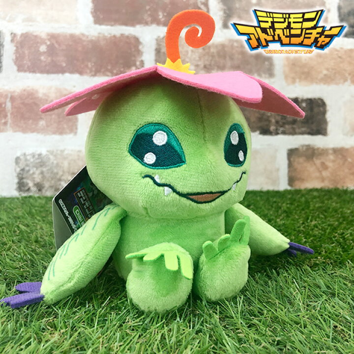 楽天市場 送料無料 デジモン Chibiぬいぐるみ パルモン デジタルモンスター アニメ 映画 マスコット おもちゃ グッズ 雑貨 キャラクター コレクション ギフト プレゼント Bandai サンライズ グリングリン