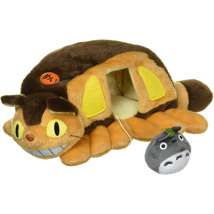となりのトトロ　ぬいぐるみ　3個セット　ねこバス　サンアロー Sun Arrow となりのトトロ ぬいぐるみ ネコバスのおうちS