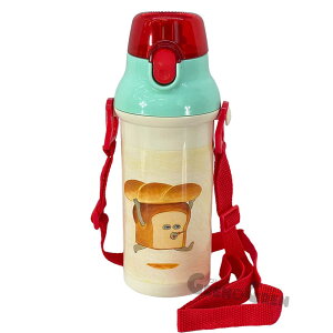 パンどろぼう 抗菌食洗器対応直飲みプラワンタッチボトル 646959 (PSB5SANAG) 480ml 絵本/ランチ/キッズ/幼稚園/小学校/入園/入学/かわいい/キャラクター/雑貨/グッズ/水筒/プレゼント/ギフト/プラ
