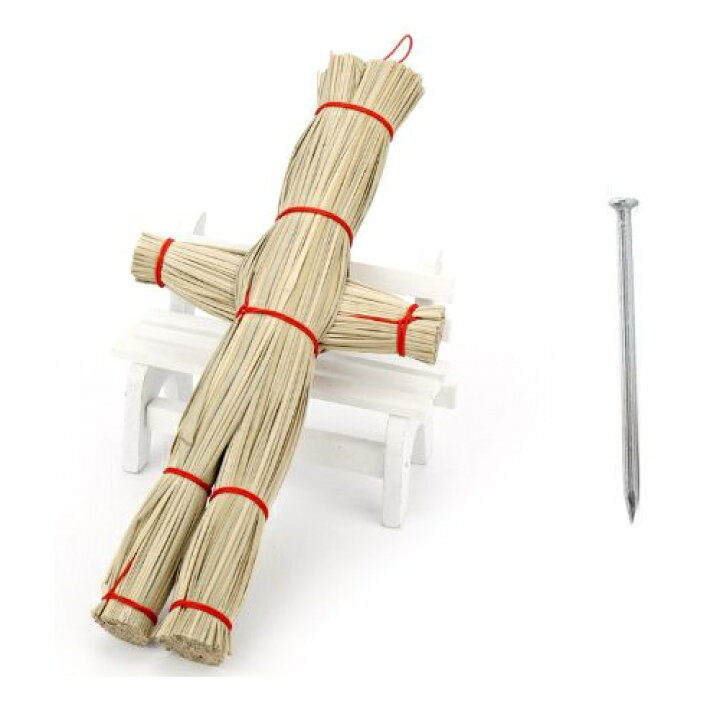 楽天市場 魔よけ 厄除け 仮装 小道具 藁人形 セット 効果 藁人形に五寸釘 ワラ人形 Grepo 楽天市場店