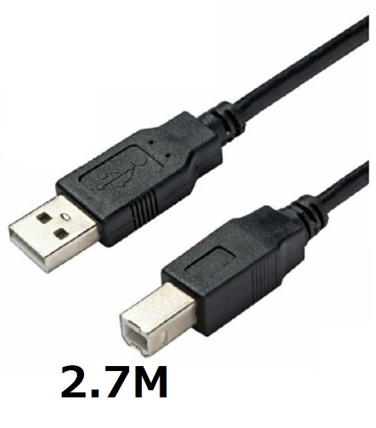 プリンター ケーブル プリンターケーブル USB2.0 TYPE A B パソコン 初期設定 長さ2.7M 割引発見