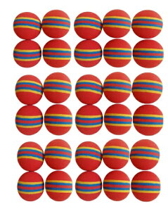 ウレタンボール ゴルフ ゴルフ練習用 35mm ゴルフボール ボール ゴルフ練習用具 練習用ゴルフボール 練習 アプローチ 室内 30個セット