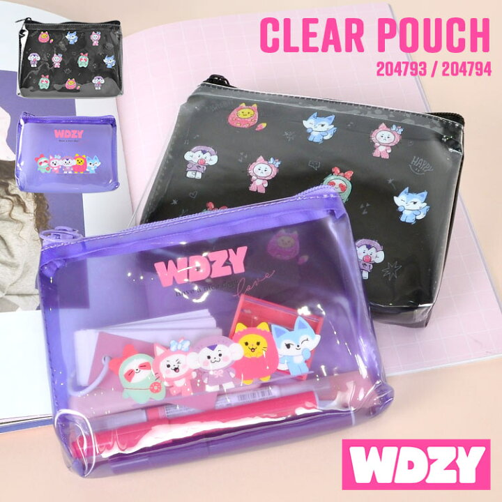 楽天市場 ペンケース Wdzy ヴィッジ ペンポーチ キッズ クリア 透明 クリアポーチ マルチケース 小物入れ 韓国 おしゃれ 可愛い 化粧ポーチ メイク コスメポーチ キャラクター レディース 女子 女の子 かわいい 小学生 中学生 高校生 通学 通勤 大人 子供 入学 Line