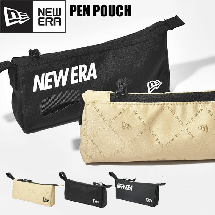 楽天市場 ニューエラ ペンケース Newera 筆箱 ペンポーチ 小物入れ コンパクト 文房具 筆入れ 男の子 メンズ シンプル ブランド かっこいい 女の子 レディース ソフトペンケース 頑丈 丈夫 ふで箱 ステーショナリー 黒 ブラック ポーチ 小さい 筆記用具 旅行 ミニポーチ