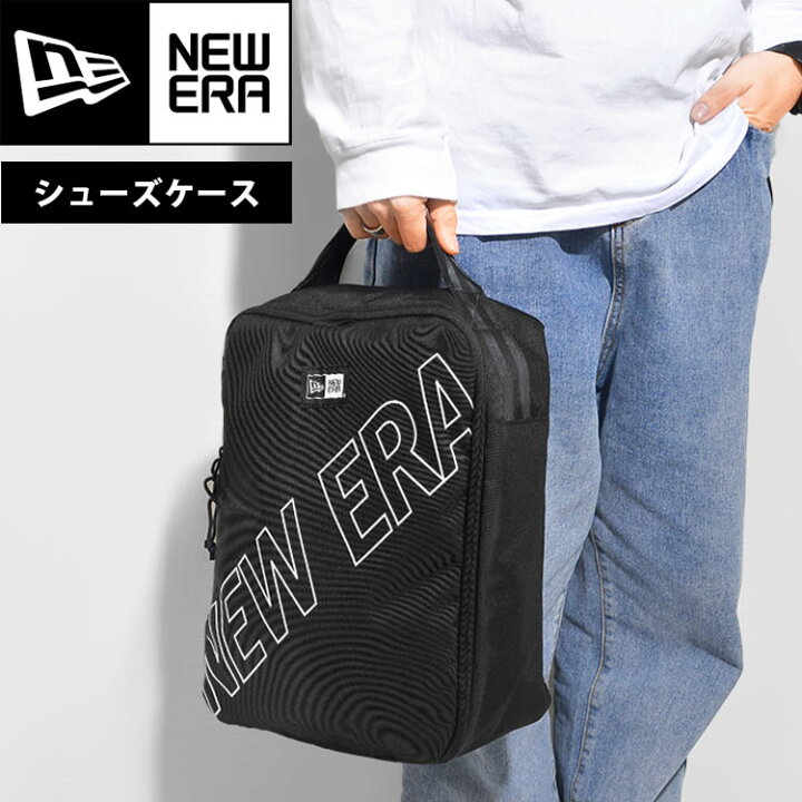 楽天市場 シューズバッグ Newera ニューエラ シューバッグ 大人 キッズ ジュニア メンズ レディース シューバック シューズケース 靴入れ クラブ 部活 トレーニング ジム 上靴 スパイク バッシュ バスケ 大きめ 小学生 中学生 高校生 大人 子供 ブラック 17l
