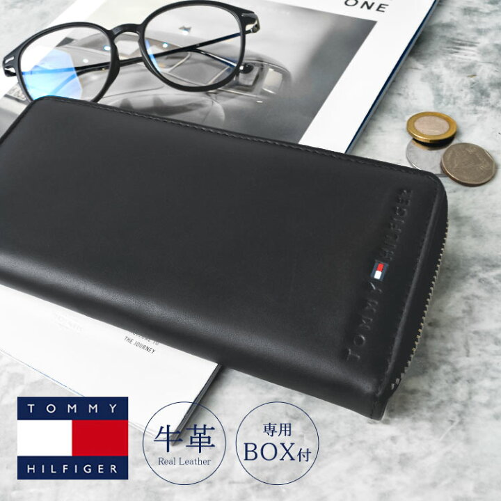 楽天市場】長財布 トミーヒルフィガー tommy hilfiger ロング 