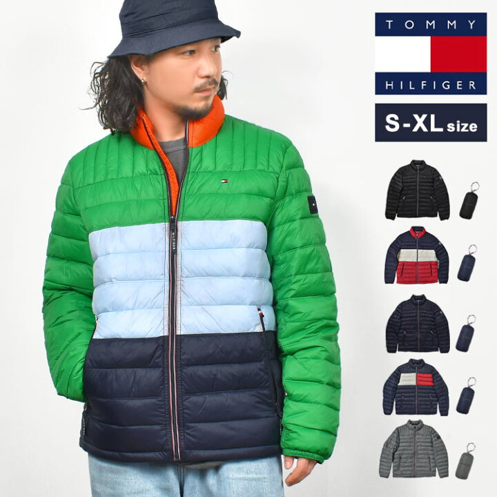 楽天市場 ダウンジャケット Tommy Hilfiger トミー ヒルフィガー ジャケット ブランド メンズ 防寒 暖かい 150an796 軽い 軽量 パッカブル 折りたたみ 収納 ロゴ アメカジ 上着 冬服 持ち運び トリコロール シンプル 通勤 通学 アウトドア おしゃれ かっこいい 父の日