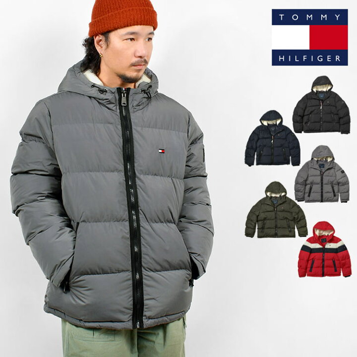 楽天市場】中綿ジャケット ボア トミー ヒルフィガー メンズ TOMMY 