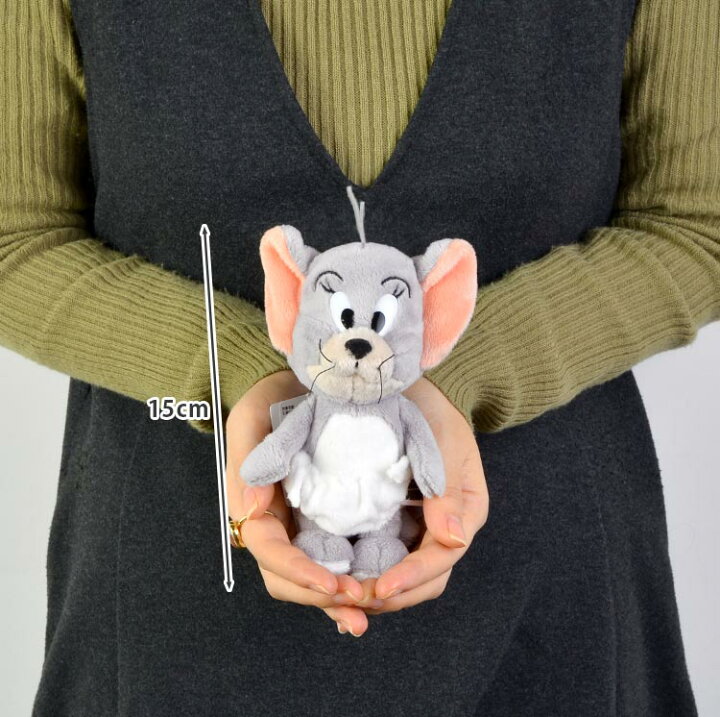 楽天市場 トムとジェリー ぬいぐるみ タフィー キャラクター グッズ かわいい トム ジェリー グッズ かわいい おすわり ソフトぬいぐるみ 15cm 雑貨 灰色 グレー キッズ 子供 Tom Jerry ねずみ おむつ 景品 おもちゃ 人形 誕生日 ホワイトデー プレゼント