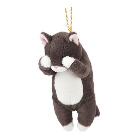 ぬいぐるみ ポーチ ネコ マスコット 猫 グッズ 小物入れ レディース キッズ 子供 くびねっこ ねこ キーチェーン キーホルダー かわいい 目印 ぬいぐるみ 小銭いれ 通学 通勤 小学生 中学生 高校生 女子高生 ミケ猫 トラネコ くろねこ カワウソ うさぎ シバイヌ アニマル 動物