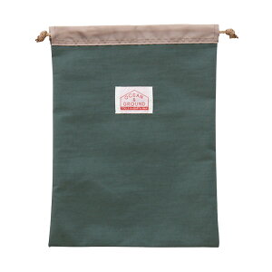 【特典あり】巾着袋 m 着替え袋 中 Ocean&Ground オーシャンアンドグラウンド 巾着 保育園 幼稚園 小学生 小学校 入学 入園 エプロン入れ 給食袋 体操着入れ 女の子 男の子 カラフル おしゃれ