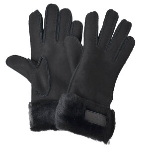 手袋 レディース ugg アグ グローブ 手ぶくろ 本革 羊革 柔らかい シープスキン ファー もこもこ 裏ファー ムートン 暖かい 防寒 女性用 S M 黒 茶 ベージュ ブラウン ピンク かわいい おしゃれ