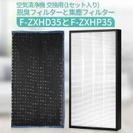 F-ZXHS35 集じん・脱臭フィルターセット (F-ZXFS35の後継品) パナソニック空気清浄機 フィルター f-zxhs3…