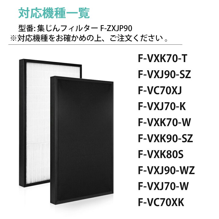 楽天市場】集じんフィルター f-zxjp90 パナソニック 加湿空気清浄機用  