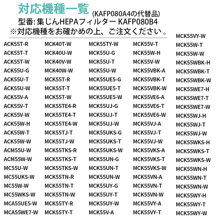 楽天市場】KAFP080B4 集塵フィルター ダイキン 加湿空気清浄機 フィルター kafp080b4 (KAFP080A4の代替品) 交換用 集じん HEPAフィルター 「互換品/1枚入り」 : グライド 楽天市場店