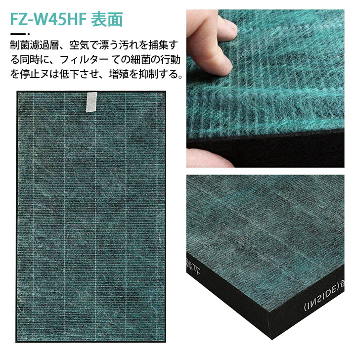 楽天市場】FZ-W45HF 2803370168 シャープ 集じん 制菌 フィルター fz-w45hf 洗える脱臭フィルター 280 337 0168 加湿空気清浄機フィルター KC-Z45 KC-Y45 KC-45Y2 KC-450Y3 KC-W45 KC-W45Y用 交換フィルターセット (互換品/ 2枚セット) : グライド 楽天市場店 楽天市場】FZ-W45HF 2803370168 シャープ 集じん 制菌 フィルター fz-w45hf 洗える脱臭フィルター 280 337 0168 加湿空気清浄機フィルター KC-Z45 KC-Y45 KC-45Y2 KC-450Y3 KC-W45 KC-W45Y用 交換フィルターセット (互換品/ 2枚セット) : グライド 楽天市場店