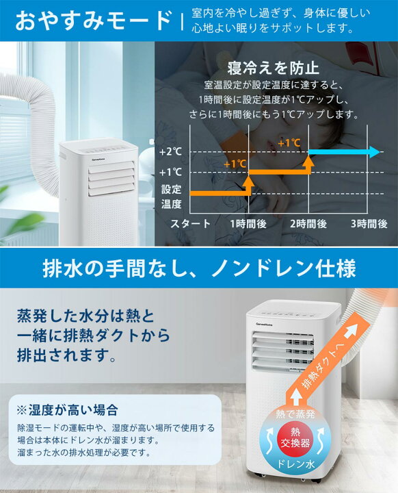 楽天市場】特典付き 送料無料 スポットクーラー 移動式エアコン 7〜10 