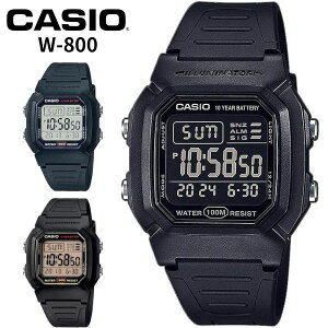 �y���������z�y����BOX�����zCASIO STANDARD �`�[�v�J�V�I �f�W�^�� �r���v �����Y ���f�B�[�X W-800H-1A W-800HG-9A �u���b�N �y�ǐՉ\���[���ցz