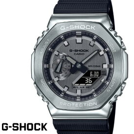 CASIO G-SHOCK カシオ ジーショック 腕時計 メンズ men's GM-2100-1A 並行輸入品 アナログ デジタル アナデジ メタル シルバー ブラック casio g-shock
