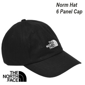 THE NORTH FACE ザノースフェイス Norm Hat 6 Panel Cap キャップ 帽子 ローキャップ ブラック NF0A3SH3 おでかけ スポーツ アウトドア