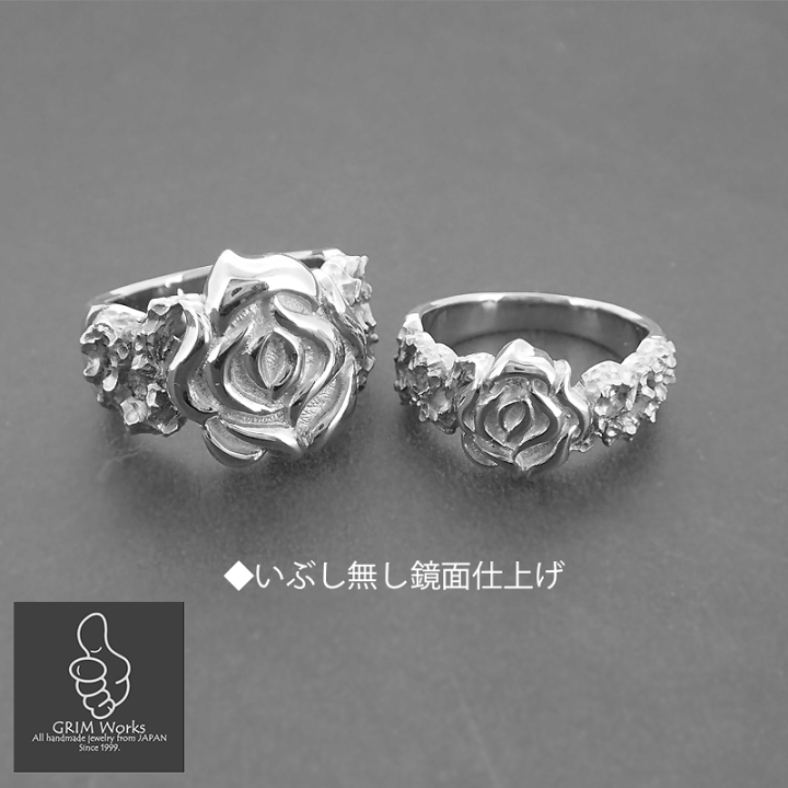 楽天市場】バラリング イバラと薔薇の指輪 (小) サイズ全号指定