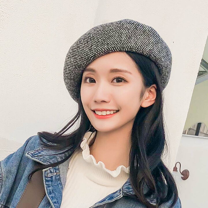 贈る結婚祝い 韓国風 チョボ付き ベレー帽 レディース Dprd Jatimprov Go Id