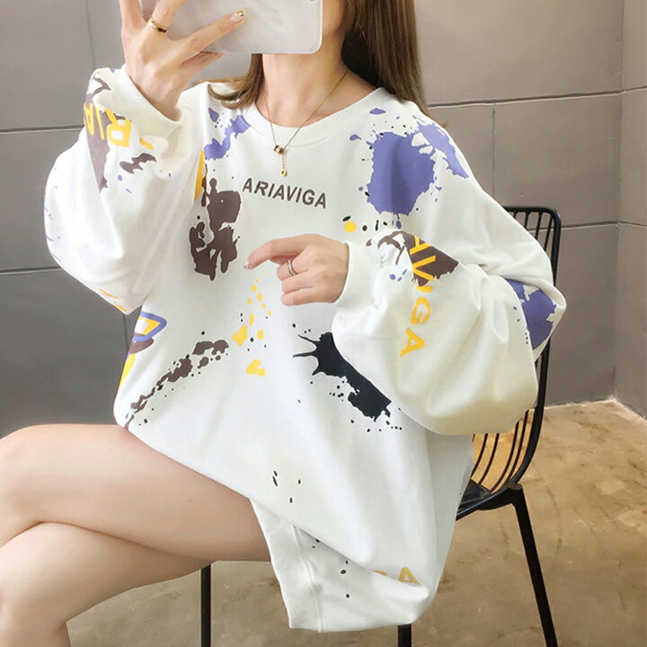 トレーナー レディース 長袖トレーナー スウェットト レーニング ウェア 太め ゆったり プリント ロゴ クマ 可愛い 韓国ファッション 送料無料 人気 ブランド トレーナー レディース 長袖トレーナー スウェットト レーニング ウェア 太め ゆったり プリント ロゴ クマ 可愛い 韓国ファッション 送料無料 人気 ブランド