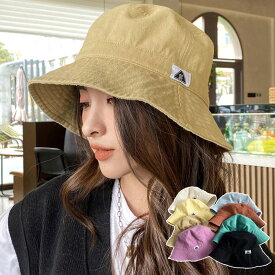 バケットハット 小顔帽子 UV対策 韓国ファッション (T)