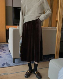レディース ロングスカート スカート 2色[K](T)