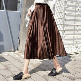 ロングスカート シンプル レディース 韓国 ファッション 雑貨 かわいい おしゃれ 北欧 送料無料 [K] (T)