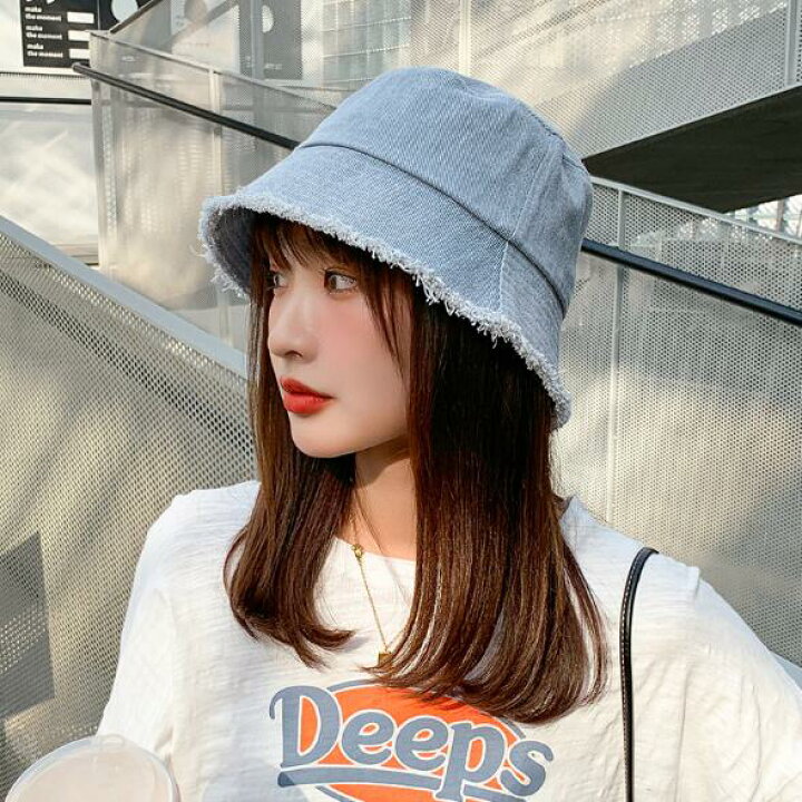 楽天市場 帽子 フリンジバケットハット 韓国ファッション レディースファッション K T グリンファクトリー