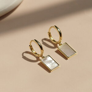 フープピアス シェルデザイン (T)