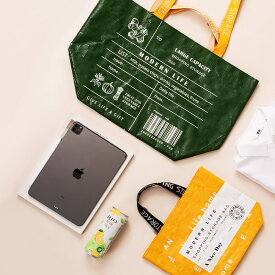 ショッピングバッグ エコバッグ 折り畳み 大容量 デザイン 韓国ファッション[K](T)