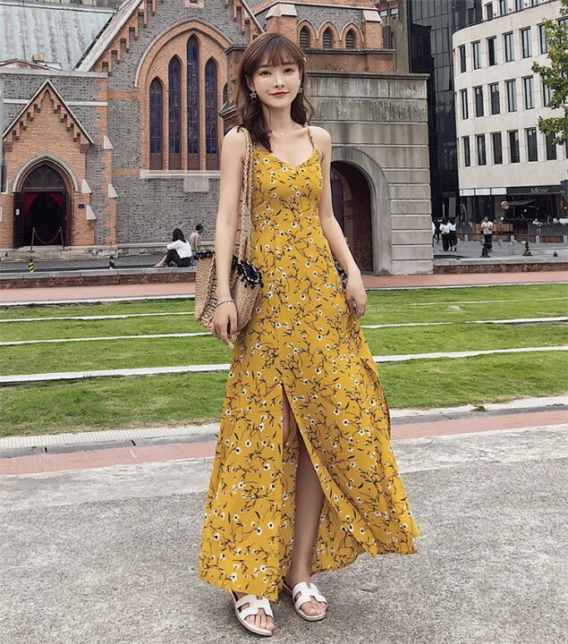 楽天市場 女性のセクシー 韓国ファッション セクシー サスペンダードレス K T グリンファクトリー