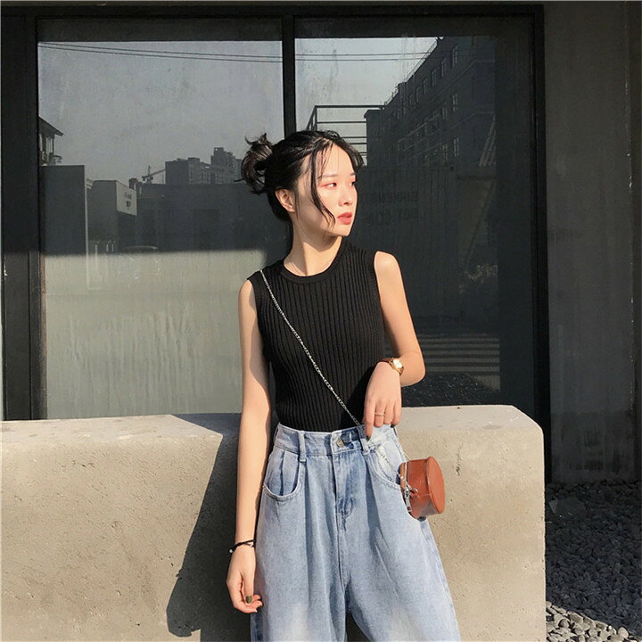 楽天市場 韓国 シンプル スリム カジュアル ファッション 女性 ラウンドネック ニットベスト K T グリンファクトリー 楽天市場 韓国 シンプル スリム カジュアル ファッション 女性 ラウンドネック ニットベスト K T グリンファクトリー
