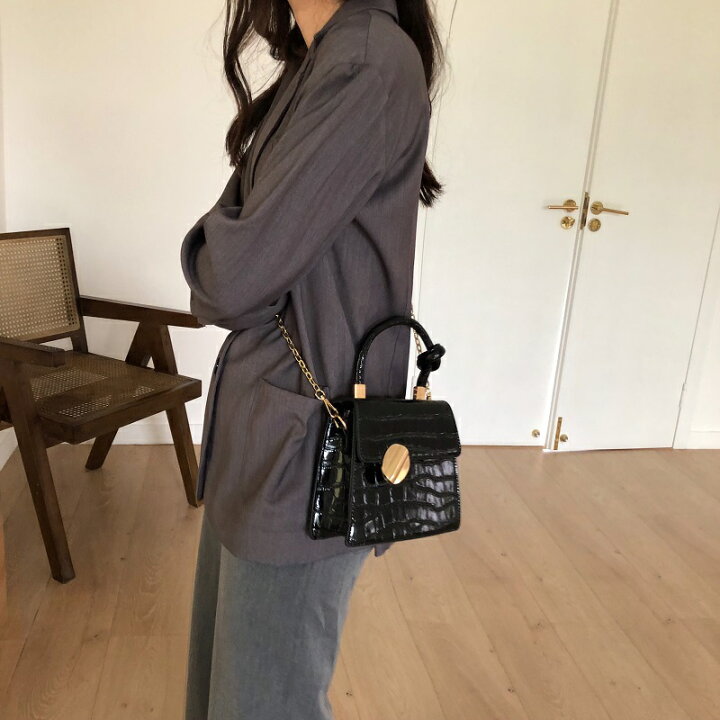 楽天市場 合わせやすい服ハンドバッグ クロコダイル柄 女性 ショルダーバッグ シンプル T グリンファクトリー 楽天市場 合わせやすい服ハンドバッグ クロコダイル柄 女性 ショルダーバッグ シンプル T グリンファクトリー