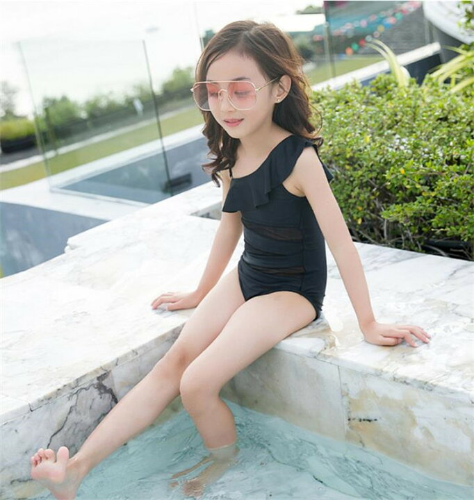 楽天市場 雑誌や 女の子 ワンピース水着 可愛い系 水着 ファッション ベビー 韓国 ビーチワンピース K T グリンファクトリー