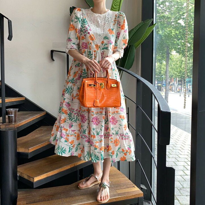 楽天市場 毎日着たいデザイン ファッション 可愛い おしゃれ 花柄 洋服 ワンピース K T グリンファクトリー