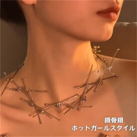 首輪 首鎖 トレンド ネックレス (T)