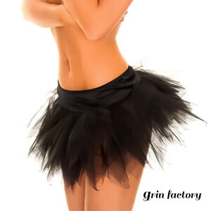 パニエ 黒 ブラック マイクロミニスカート 丈25cm W62〜74 インナー スカート チュチュ ミニスカート ボリューム 大人 パニエスカート チュール ミニ丈 コスプレ 衣装 可愛い かわいい ドレス