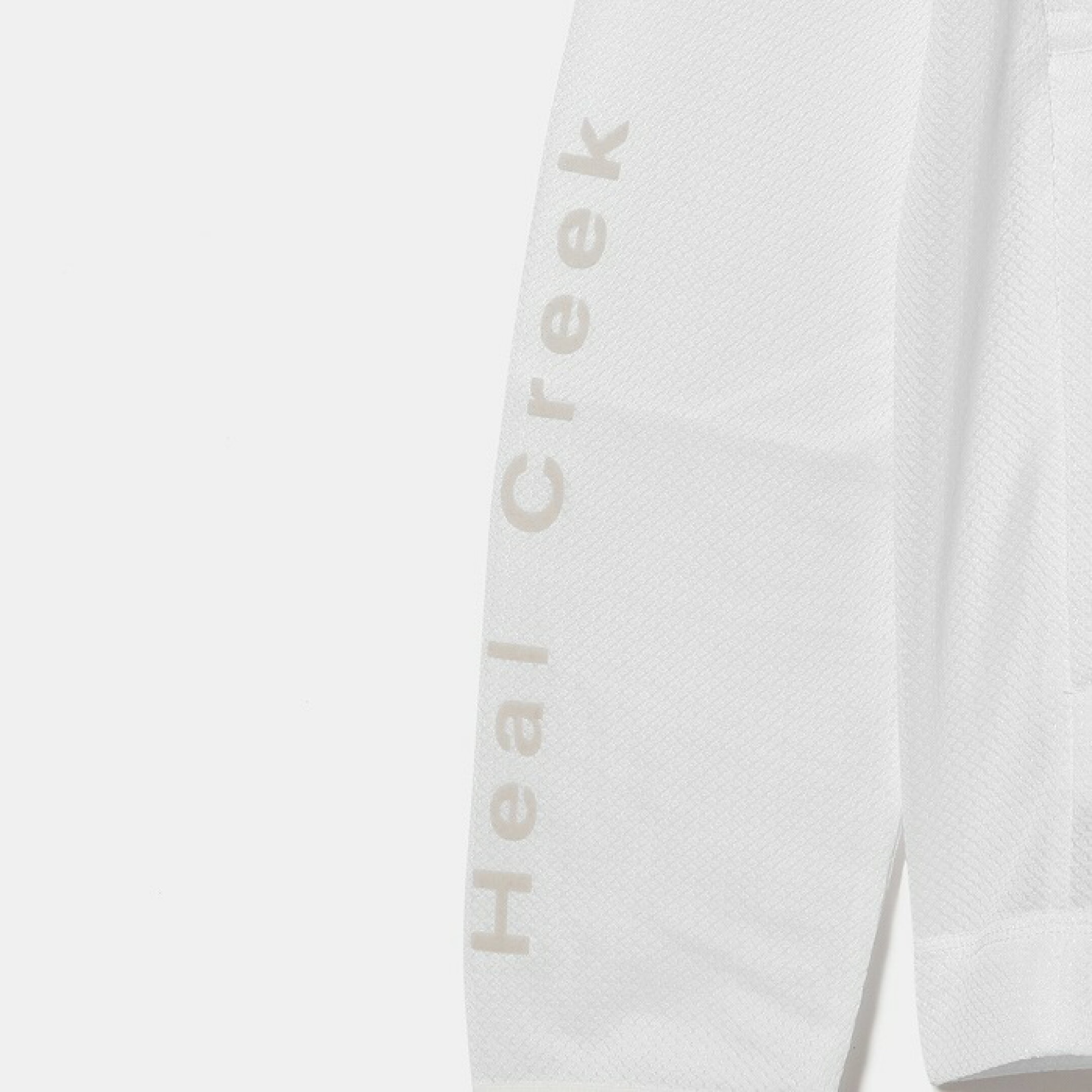 Heal Creek インナー 長袖 ジャージ ミドラー 3WAY ヒールクリーク 裏起毛 ZIP スタンドネック ポケット 無地 衿・袖ロゴプリント メンズ メンズウェア ゴルフ 高級 ゴルフウェア スポーツウェア アウトドア 秋冬 軽量