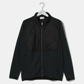 【50％OFFセール】Heal Creek ブルゾン 長袖 ジャケット アウター ヒールクリーク 無地 エンボス マイクロタフタ ピンソニック キルト 裏起毛 ZIP 左袖ロゴプリント 左袖シリコンロゴ メンズ メンズウェア ゴルフ 高級 ゴルフウェア スポーツウェア アウトドア 秋冬 保温 48