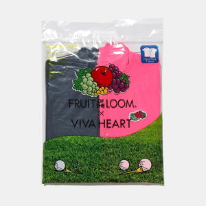 �y50��OFF�Z�[���z VIVA HEART×Fruit of the Loom T�V���c ���� �r�o�n�[�g �����t���[�c���S �R���{ ���b�N�l�b�N �S���t �S���t�E�F�A �X�|�[�c�E�F�A �J���t�� �r�^�~���J���[ 2pack 2���g �Z�[��
