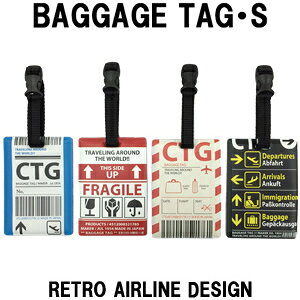 _yV1ʁ^ l[^O gGACfUC oQbW^OES ``[t { RETORO AIRLIN DESIGHN BAGGAGE TAG 10_[OK(ko1a371)