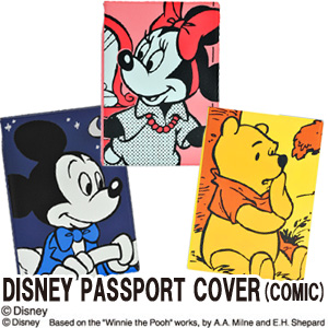 Disney ディズニー パスポートカバー コミック柄 DTS-0556C・0557C・0558C 6点迄メール便OK(ko1a577)